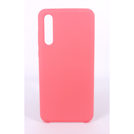 Coque Silicone Gomme Intérieur Façon Velours Huawei P20 Pro - Rose Saumon