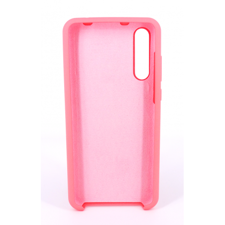 Coque Silicone Gomme Intérieur Façon Velours Huawei P20 Pro - Rose Saumon