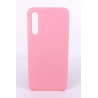 Coque Silicone Gomme Intérieur Façon Velours Huawei P20 Pro - Rose Clair
