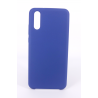 Coque Silicone Gomme Intérieur Façon Velours Huawei P20 - Bleu Nuit