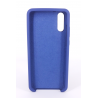 Coque Silicone Gomme Intérieur Façon Velours Huawei P20 - Bleu Nuit