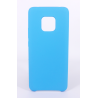 Coque Silicone Gomme Intérieur Façon Velours Huawei Mate 20 Pro - Bleu Ciel