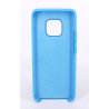 Coque Silicone Gomme Intérieur Façon Velours Huawei Mate 20 Pro - Bleu Ciel
