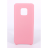 Coque Silicone Gomme Intérieur Façon Velours Huawei Mate 20 Pro - Rose Clair