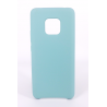 Coque Silicone Gomme Intérieur Façon Velours Huawei Mate 20 Pro - Bleu Méditerranée