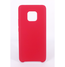Coque Silicone Gomme Intérieur Façon Velours Huawei Mate 20 Pro - Framboise
