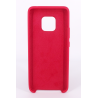 Coque Silicone Gomme Intérieur Façon Velours Huawei Mate 20 Pro - Framboise