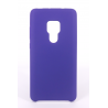 Coque Silicone Gomme Intérieur Façon Velours Huawei Mate 20 - Violet Ultra