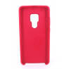 Coque Silicone Gomme Intérieur Façon Velours Huawei Mate 20 - Framboise