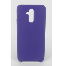 Coque Silicone Gomme Intérieur Façon Velours Huawei Mate 20 Lite - Violet Ultra