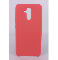 Coque Silicone Gomme Intérieur Façon Velours Huawei Mate 20 Lite - Rose Saumon