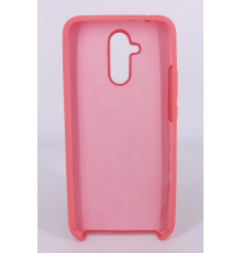 Coque Silicone Gomme Intérieur Façon Velours Huawei Mate 20 Lite - Rose Saumon