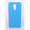 Coque Silicone Gomme Intérieur Façon Velours Huawei Mate 20 Lite - Bleu Ciel