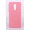Coque Silicone Gomme Intérieur Façon Velours Huawei Mate 20 Lite - Rose Clair