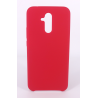 Coque Silicone Gomme Intérieur Façon Velours Huawei Mate 20 Lite - Framboise