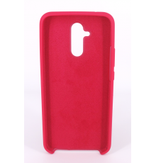 Coque Silicone Gomme Intérieur Façon Velours Huawei Mate 20 Lite - Framboise