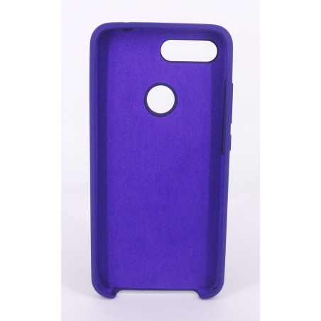 Coque Silicone Gomme Intérieur Façon Velours Xiaomi MI 8 Lite - Violet Ultra
