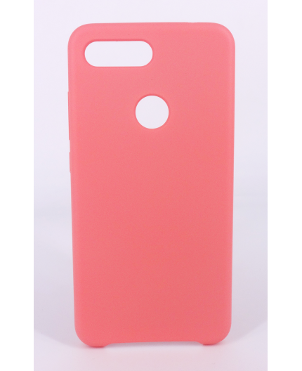 Coque Silicone Gomme Intérieur Façon Velours Xiaomi MI 8 Lite - Rose Saumon