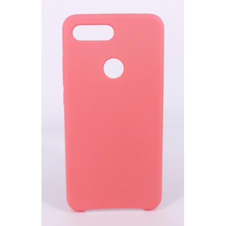 Coque Silicone Gomme Intérieur Façon Velours Xiaomi MI 8 Lite - Rose Saumon