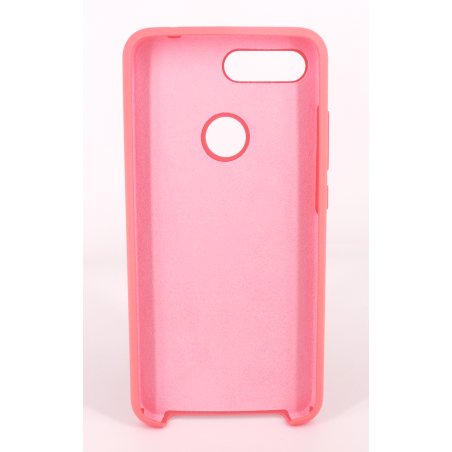 Coque Silicone Gomme Intérieur Façon Velours Xiaomi MI 8 Lite - Rose Saumon