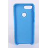 Coque Silicone Gomme Intérieur Façon Velours Xiaomi MI 8 Lite - Bleu Ciel