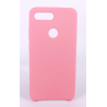 Coque Silicone Gomme Intérieur Façon Velours Xiaomi MI 8 Lite - Rose Clair