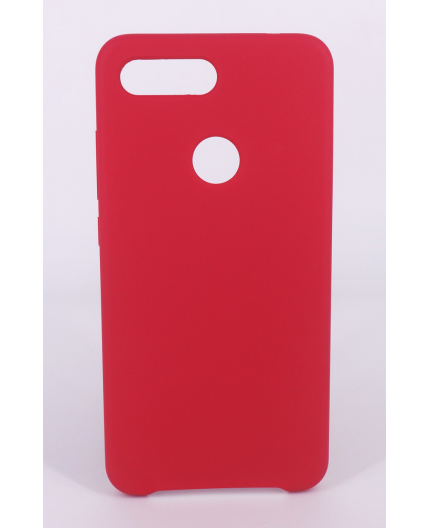 Coque Silicone Gomme Intérieur Façon Velours Xiaomi MI 8 Lite - Framboise