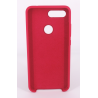 Coque Silicone Gomme Intérieur Façon Velours Xiaomi MI 8 Lite - Framboise