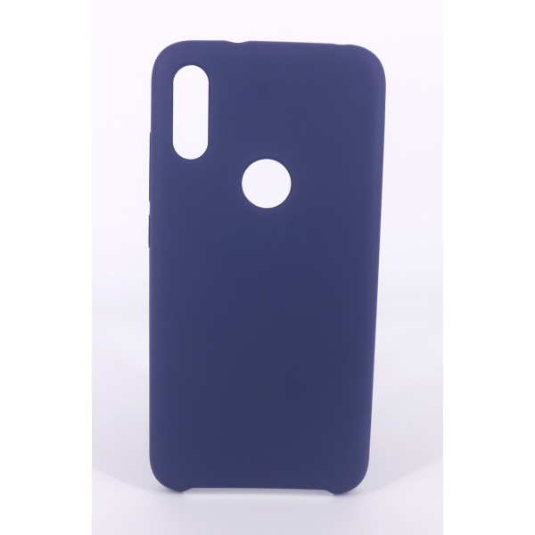 Coque Silicone Gomme Intérieur Façon Velours Xiaomi Redmi Note 7 - Bleu Nuit