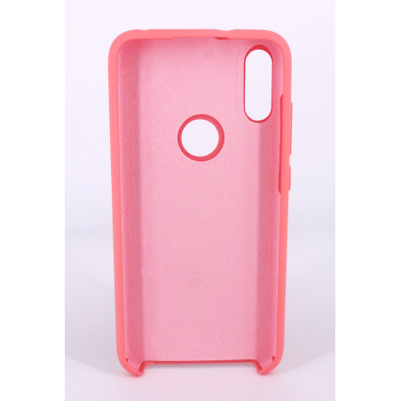 Coque Silicone Gomme Intérieur Façon Velours Xiaomi Redmi Note 7 - Rose Saumon