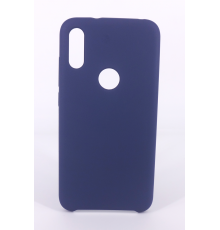 Coque Silicone Gomme Intérieur Façon Velours Xiaomi Redmi Note 6 Pro - Bleu Nuit