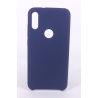 Coque Silicone Gomme Intérieur Façon Velours Xiaomi Redmi Note 6 Pro - Bleu Nuit