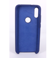 Coque Silicone Gomme Intérieur Façon Velours Xiaomi Redmi Note 6 Pro - Bleu Nuit