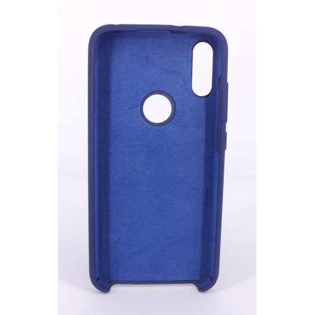Coque Silicone Gomme Intérieur Façon Velours Xiaomi Redmi Note 6 Pro - Bleu Nuit