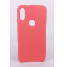 Coque Silicone Gomme Intérieur Façon Velours Xiaomi Redmi Note 6 Pro - Rose Saumon