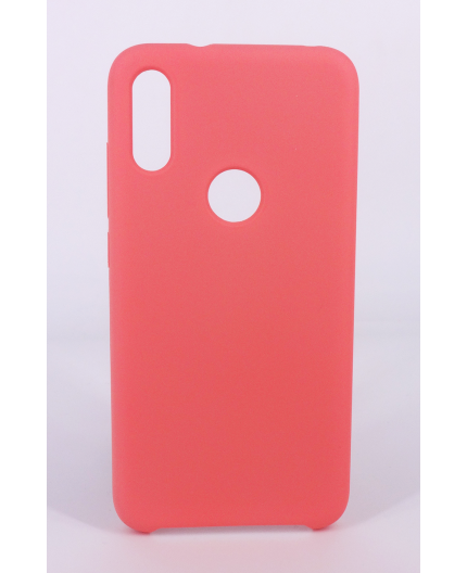 Coque Silicone Gomme Intérieur Façon Velours Xiaomi Redmi Note 6 Pro - Rose Saumon