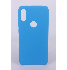 Coque Silicone Gomme Intérieur Façon Velours Xiaomi Redmi Note 6 Pro - Bleu Ciel