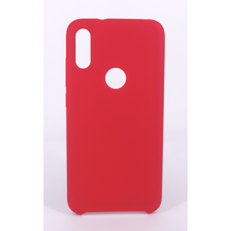 Coque Silicone Gomme Intérieur Façon Velours Xiaomi Redmi Note 6 Pro - Framboise