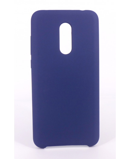 Coque Silicone Gomme Intérieur Façon Velours Xiaomi Redmi 5 - Bleu Nuit