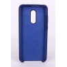 Coque Silicone Gomme Intérieur Façon Velours Xiaomi Redmi 5 - Bleu Nuit