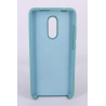 Coque Silicone Gomme Intérieur Façon Velours Xiaomi Redmi 5 - Bleu Méditerranée