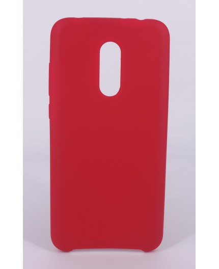 Coque Silicone Gomme Intérieur Façon Velours Xiaomi Redmi 5 - Framboise