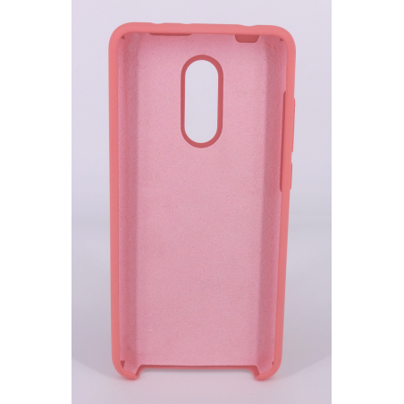 Coque Silicone Gomme Intérieur Façon Velours Xiaomi Redmi Note 4/Redmi Note 4X - Rose Saumon