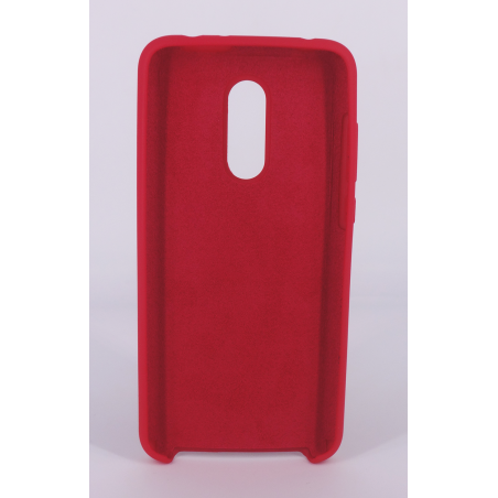 Coque Silicone Gomme Intérieur Façon Velours Xiaomi Redmi Note 4/Redmi Note 4X - Framboise