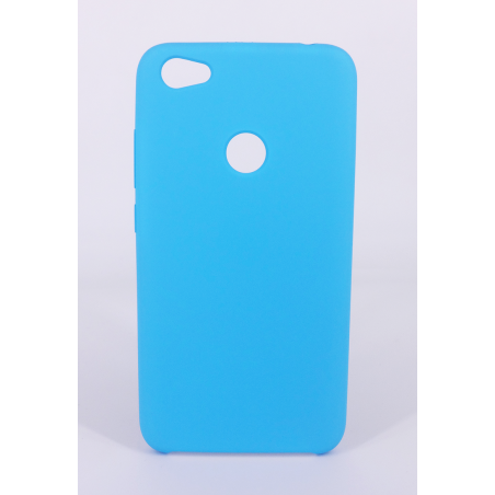 Coque Silicone Gomme Intérieur Façon Velours Xiaomi Redmi Note 5A - Bleu Ciel