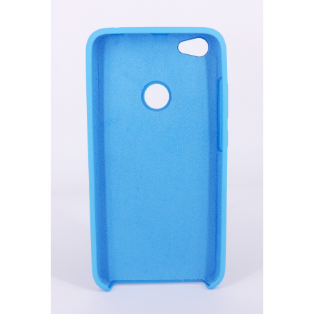 Coque Silicone Gomme Intérieur Façon Velours Xiaomi Redmi Note 5A - Bleu Ciel