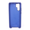 Coque Silicone Gomme Intérieur Façon Velours Huawei P30 Pro - Bleu Nuit