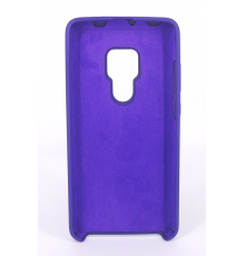 Coque Silicone Gomme Intérieur Façon Velours Huawei Mate 20 - Violet Ultra