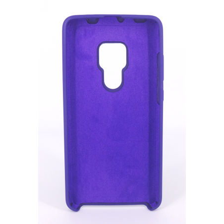 Coque Silicone Gomme Intérieur Façon Velours Huawei Mate 20 - Violet Ultra