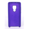 Coque Silicone Gomme Intérieur Façon Velours Huawei Mate 20 - Violet Ultra